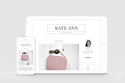 Editorial WordPress Theme • Kate, a WordPress Template by Sjá Agency (Thumbnail 1 of 3)