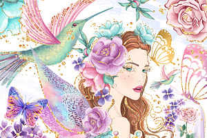 MISS FAIRY Clipart