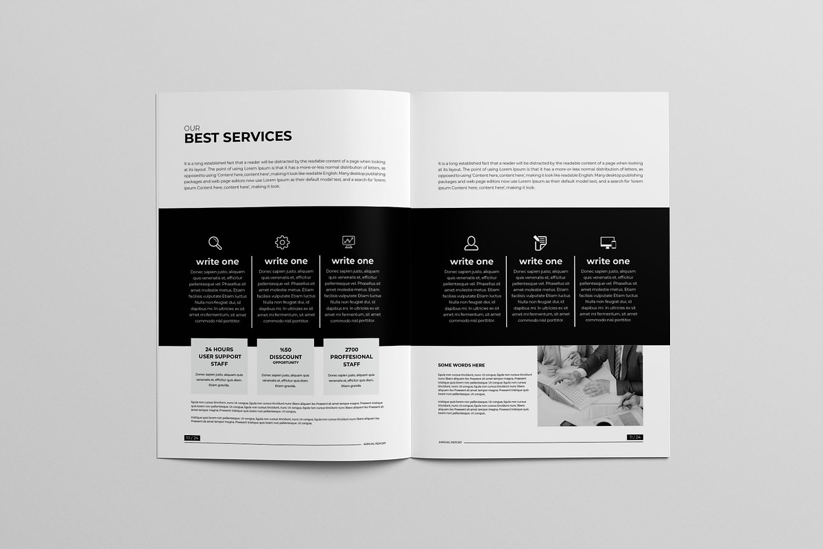 Architecture Annual Report, a Brochure Template by New Lines (Photo 4 of 10)