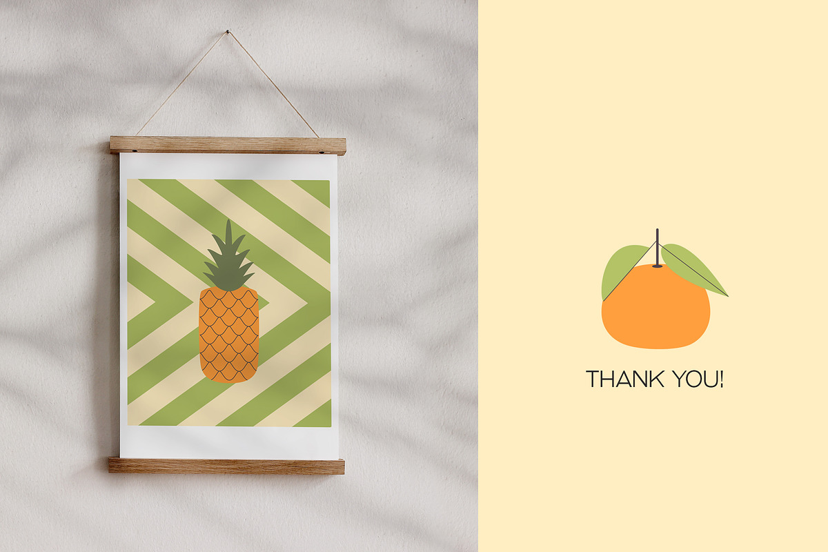 Geometric Retro Fruit Poster creator, an Object Graphic by Sofico (Photo 18 of 18)