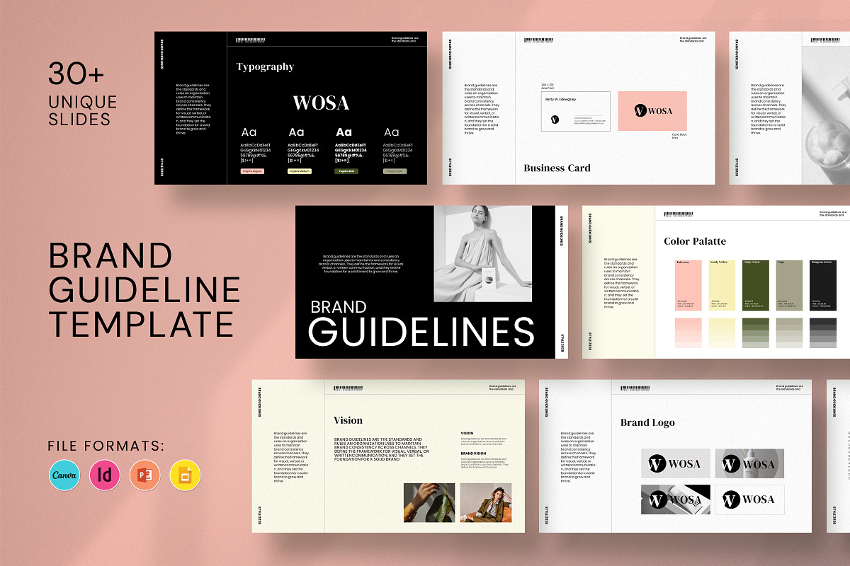 Simple | Brand Guidelines Template, a Branding & Logo Template by ...