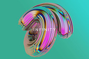 Infinity: 3D Chromatic Shapes, an Object Graphic by RuleByArt (Thumbnail 8 of 24)