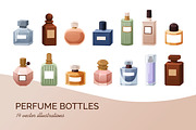 Aroma water. Perfume bottles set, an Object Illustration by Good Studio (Thumbnail 1 of 8)