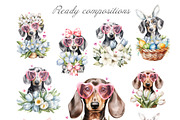 Festive dogs bundle, an Animal Illustration by TheCuteShop (Thumbnail 16 of 33)