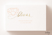 Elegant Rose Business Card, a Business Card Template by iloladesign (Thumbnail 2 of 2)