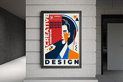 Retro Pop Art Abstract Posters Set, a Wallpaper Graphic by Creative Graphics (Thumbnail 3 of 4)