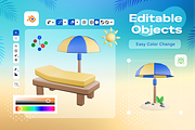 Holiday Travel 3D Icons, an Object 3D Model by Burntilldead (Thumbnail 4 of 7)