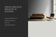 Urban Living | Wallpaper Mockup No 1, a Household Mockup by Blixa 6 Studios (Thumbnail 3 of 7)