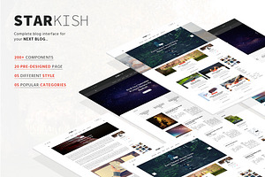 Starkish - Blog UI Kit