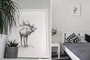 Deers, an Illustration by YuliaBiser (Thumbnail 4 of 4)