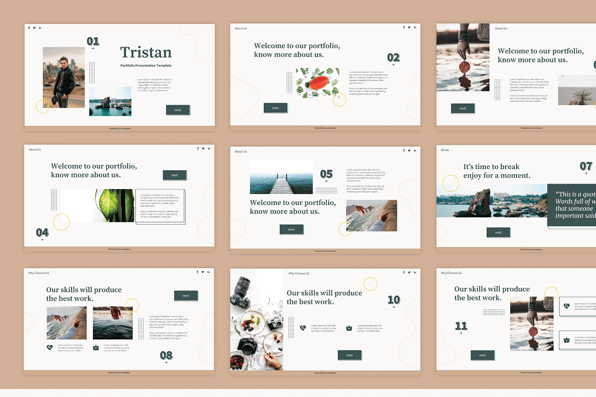 Portfolio Bundle Templates, a Presentation Template by deTheme (Photo 11 of 13)