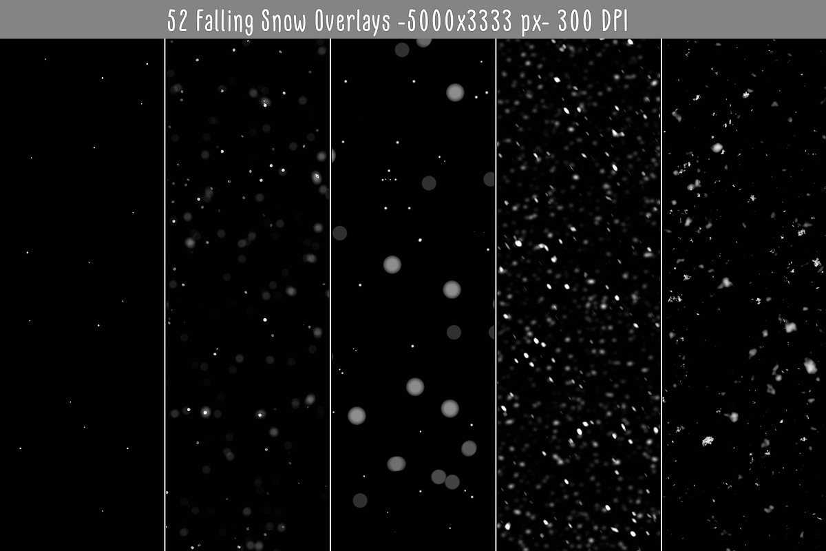 Falling Snow Overlays preview 5
