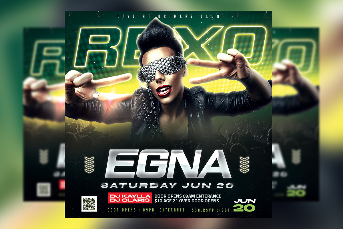 DJ Flyer, a Flyer Template by drimerz
