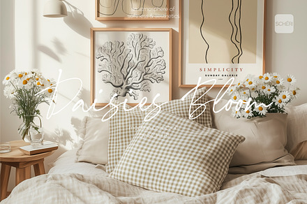 DAISIES BLOOM | Frame mockup set, a Household Mockup by SCHÉRI