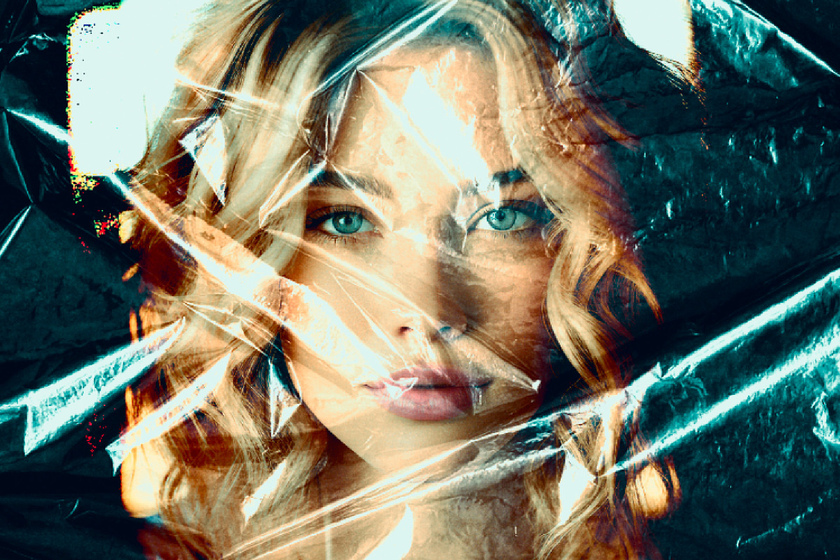 Glossy Wrap Portrait Photo Effect, a Brushes & More by studiogstock (Photo 1 of 2)