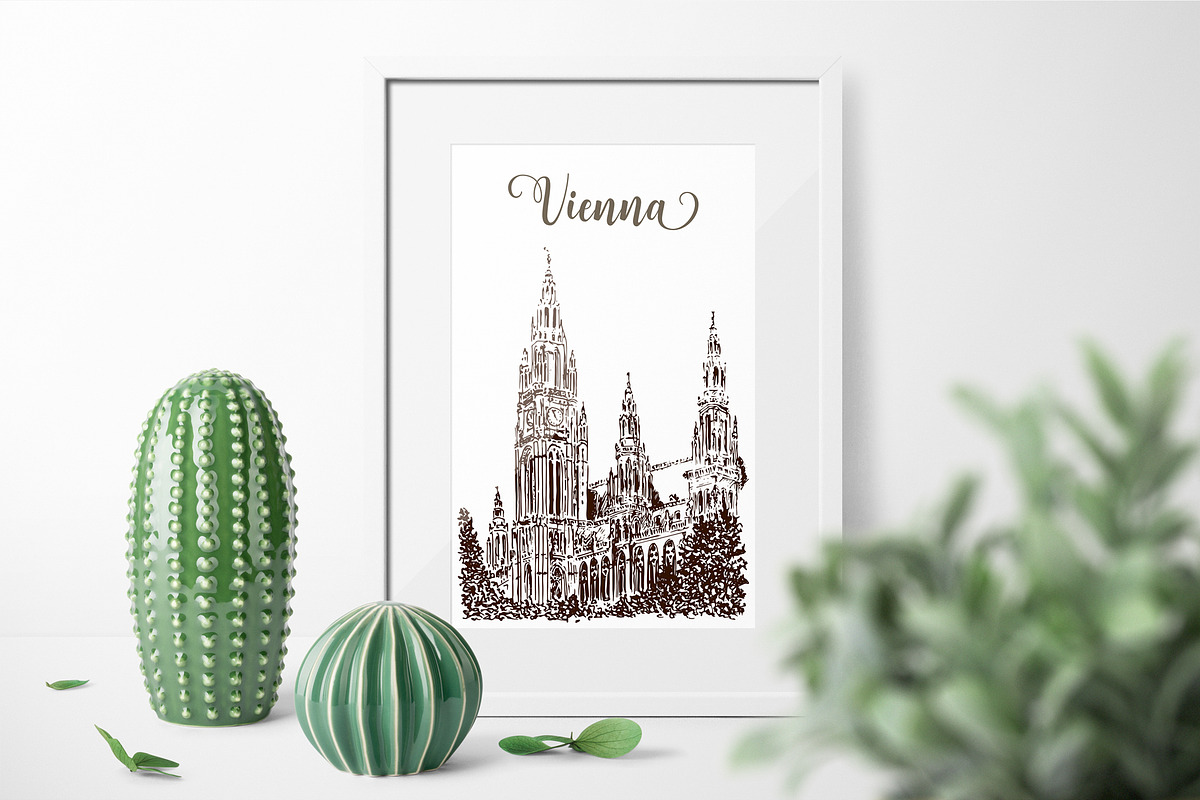 Set of Vienna sketches, an Illustration by Everilda (Photo 2 of 5)