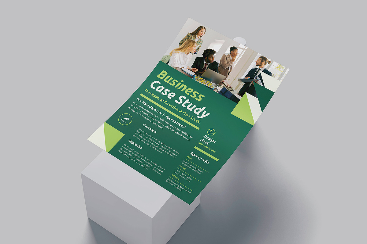 Case Study Template|Canva|Docx|ID, a Stationery Template by Designsoul14 (Photo 2 of 3)