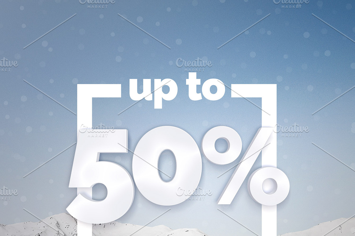 Promote your Sale on social media, an Illustration by Solid Pixel (Photo 8 of 19)