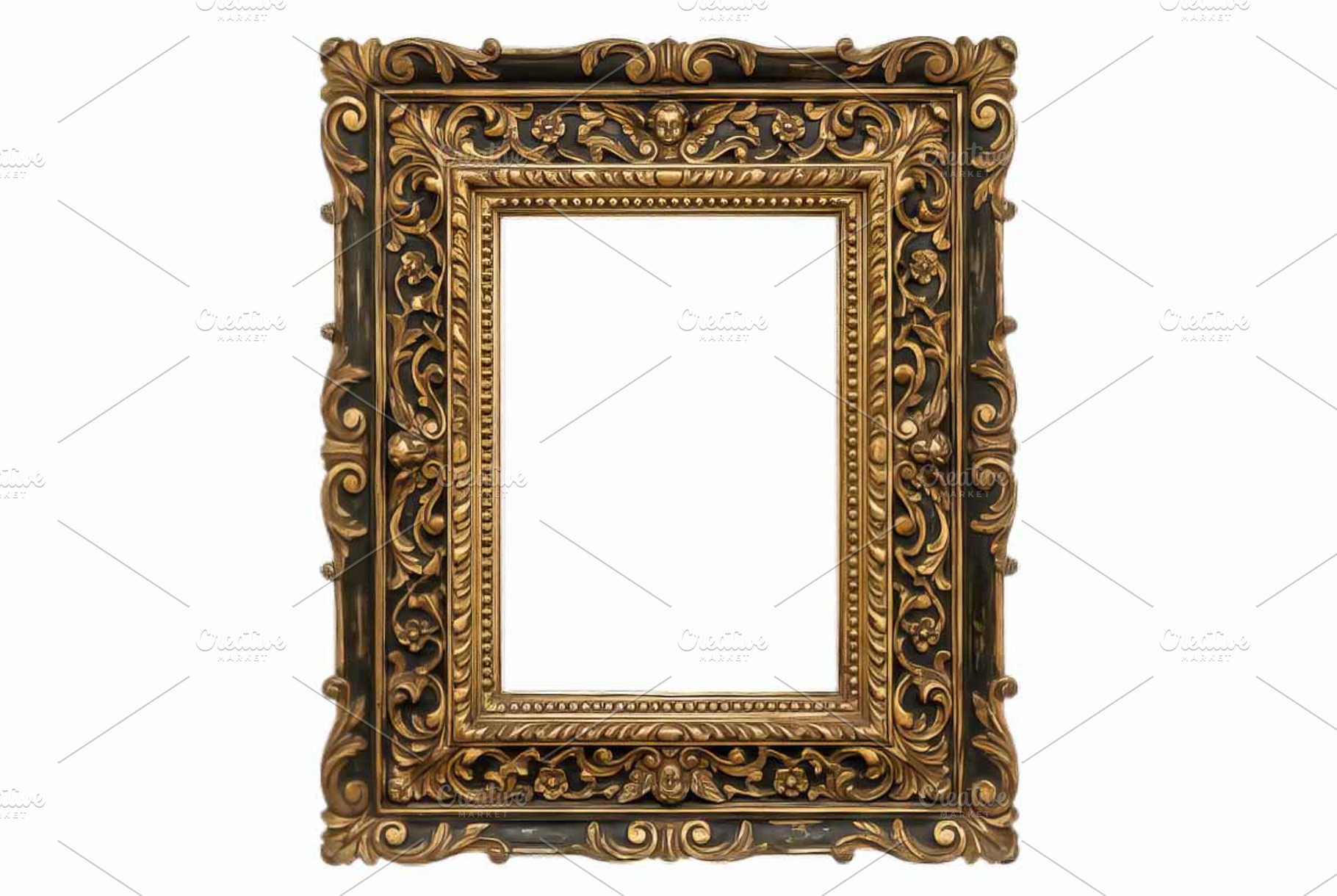 Antique Frame Clipart, an Architecture Photo by VetalStock