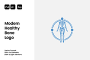 Modern Healthy Bone Logo, a Branding & Logo Template by Luxury Logos (Thumbnail 1 of 4)