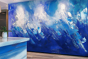 Deep Blue Abstract Backgrounds, a Background Graphic by Elena Dorosh (Thumbnail 3 of 9)