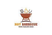 Hot Barbecue Logo, a Branding & Logo Template by Martin-Jamez (Thumbnail 1 of 3)