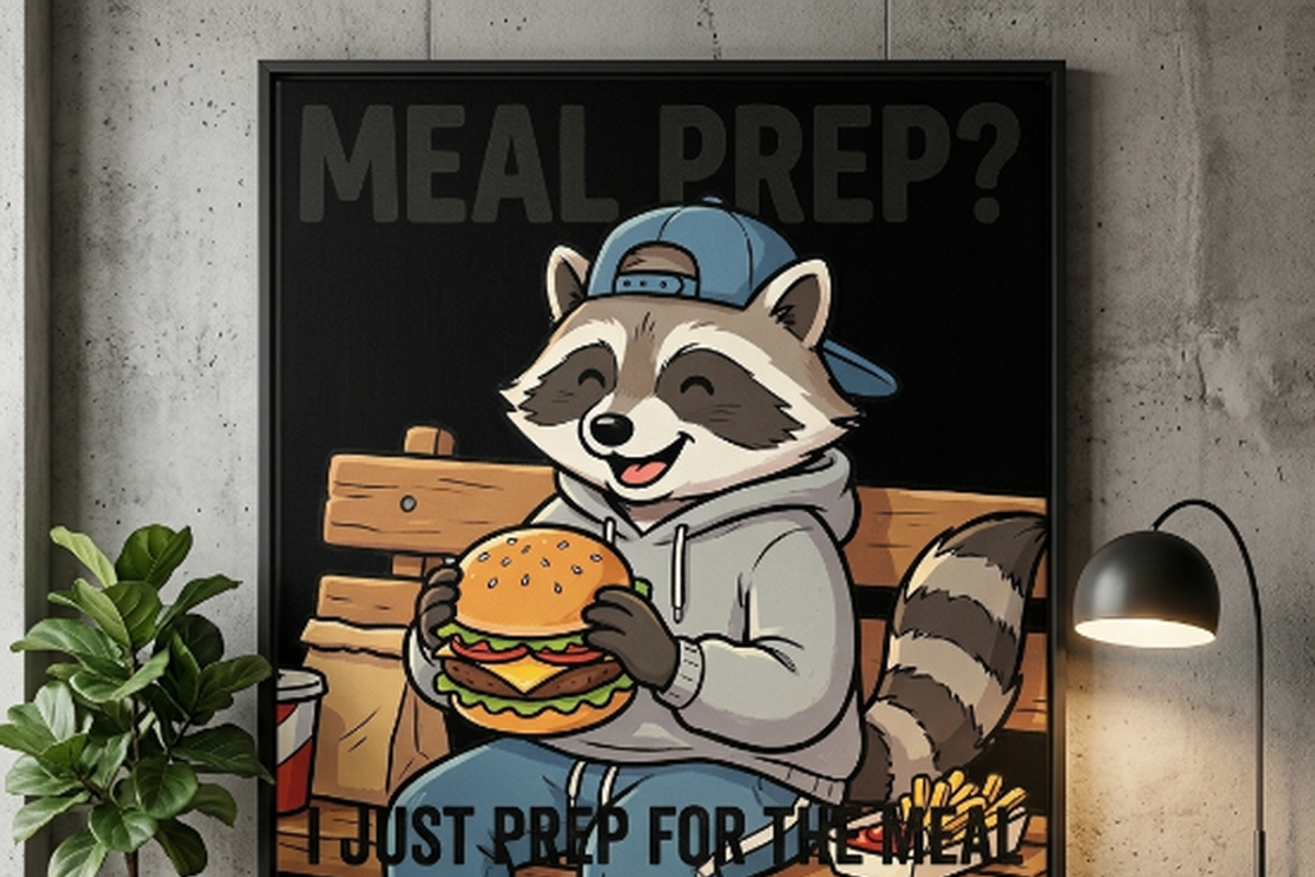 Funny Burger Fries Bench Clipart, a Shirt Mockup by Vector Stall (Photo 14 of 16)