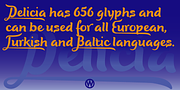 Delicia Pro, a Handwritten Font by Wiescher-Design (Thumbnail 5 of 12)