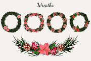Little deer Christmas clipart, an Animal Illustration by LuckyTurtleArt (Thumbnail 4 of 9)
