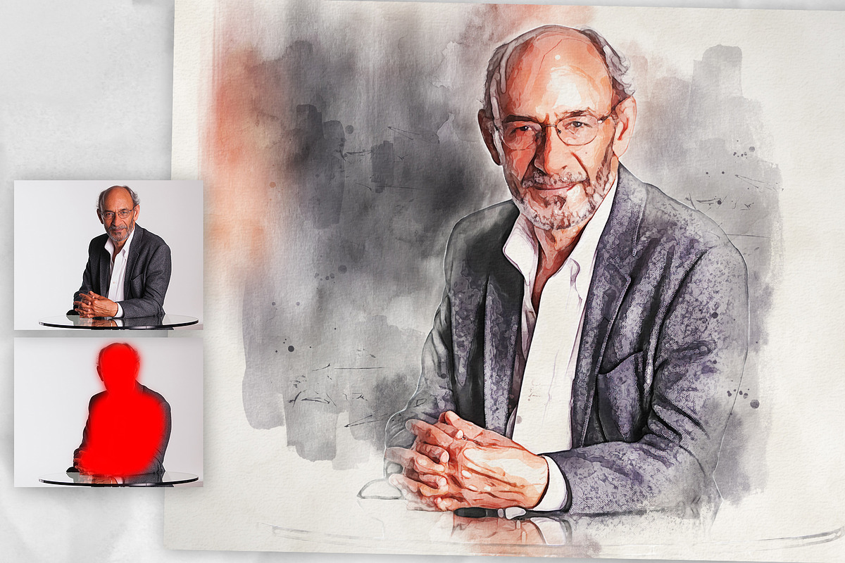 Quick Aquarelle Photoshop Action, an Action Add-On by GorynArt (Photo 12 of 18)