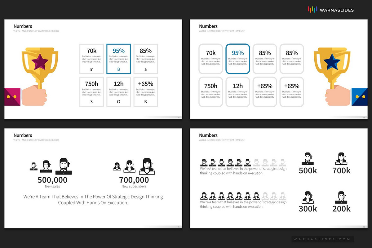 Numbers & Data PowerPoint Templates