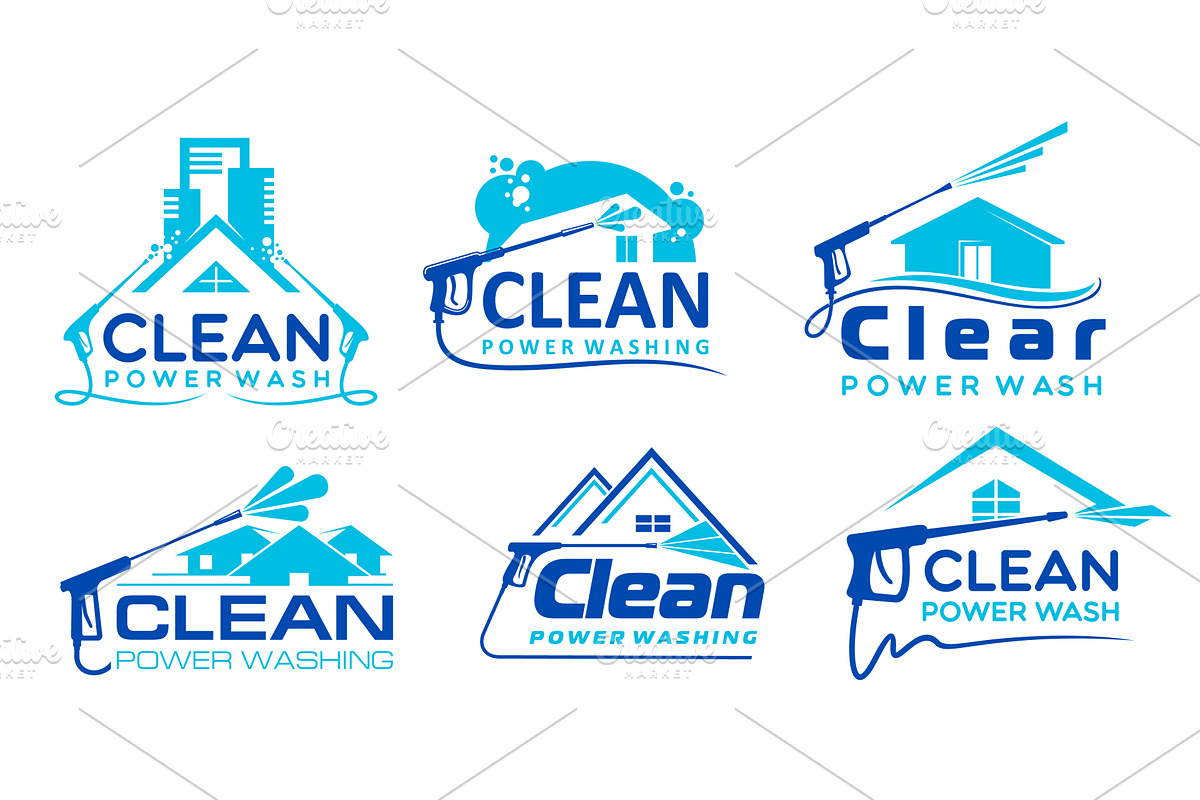 House cleaning and washing service, an Object Illustration by Vector Tradition