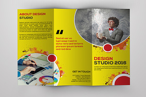 Design Studio Trifold Brochure-V552