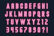 Retro LEDs and neon show alphabet, an Object Graphic by RevelStockart (Thumbnail 2 of 12)