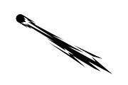 Fire Meteor Comet Silhouette Bundle, an Illustration by Designs_River (Thumbnail 46 of 51)