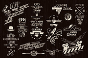 Cinema Hand-drawn Retro Clip-art, a Decorative Illustration by Adiemus (Thumbnail 4 of 6)