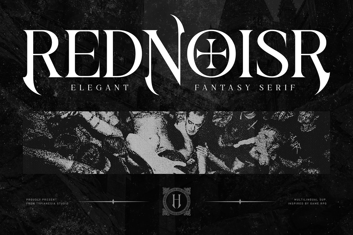 Rednoisr - Elegant Fantasy Serif, a Serif Font by Typia Nesia (Photo 1 of 13)