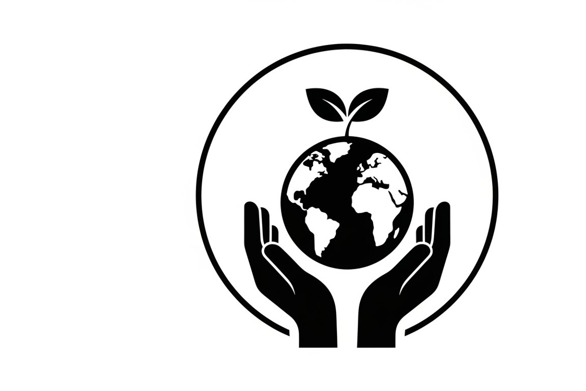 earth care symbol silhouettes, an Illustration by Amazin_art (Photo 23 of 31)