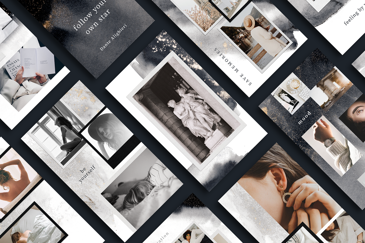 Starfall stories templates Canva+PS, a Social Media Template by Helen Halik art (Photo 6 of 11)
