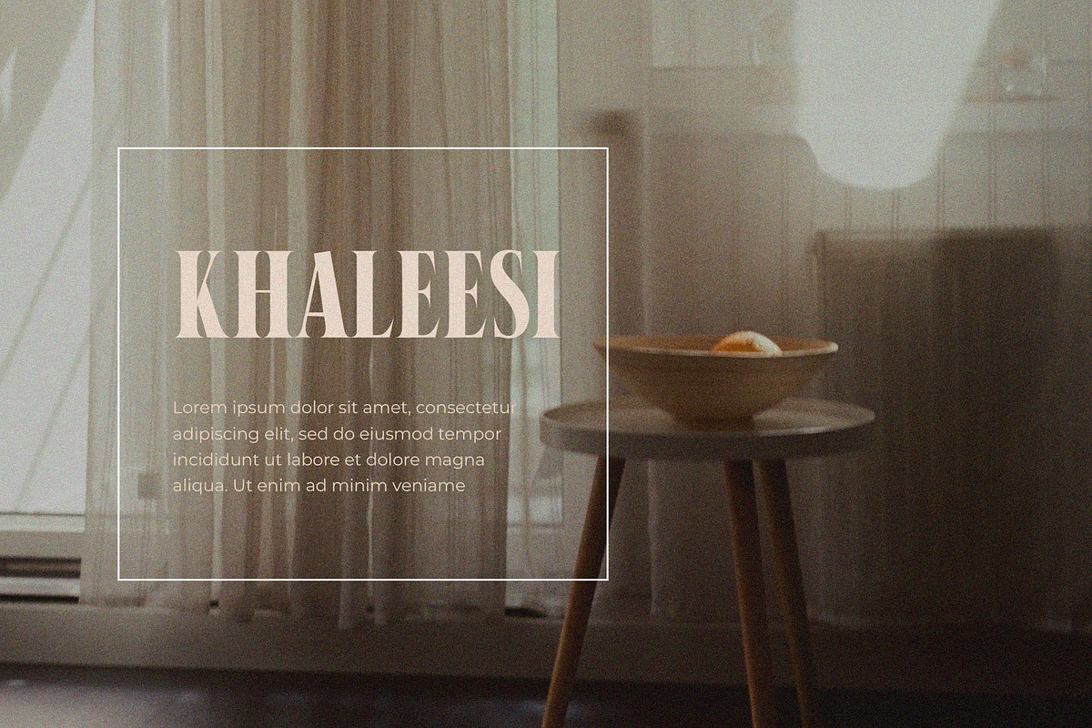 Jaoren Elegant Serif Font Typeface, a Serif Font by Perfectype