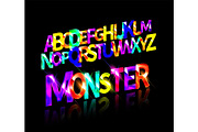 Graffiti Alphabet Monster, a Graphic by Aromeo (Thumbnail 3 of 6)