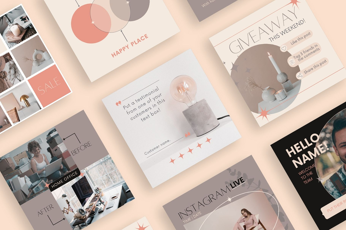 Instagram Canva Template Kit | Alta, a Social Media Template by Monarch 21 Design (Photo 5 of 9)