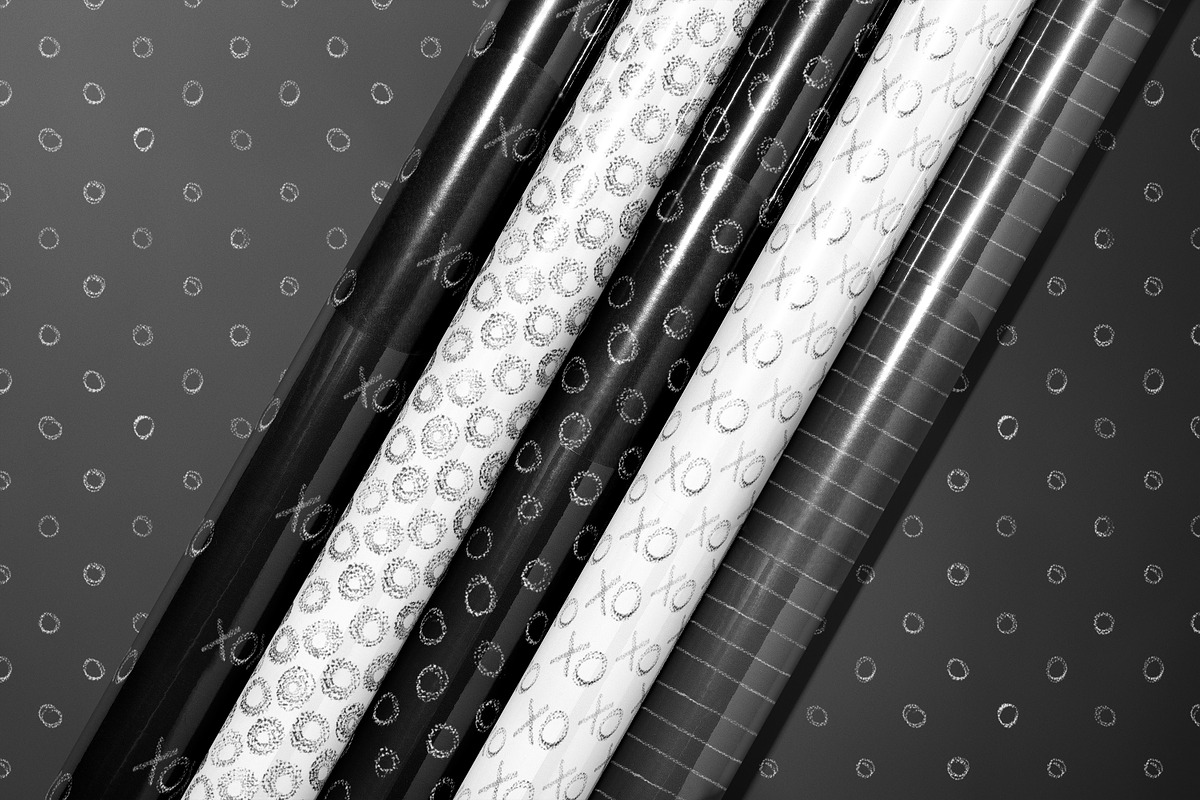 Black&White Chalkboard Patterns, a Pattern Graphic by TanyaMakesART (Photo 4 of 5)