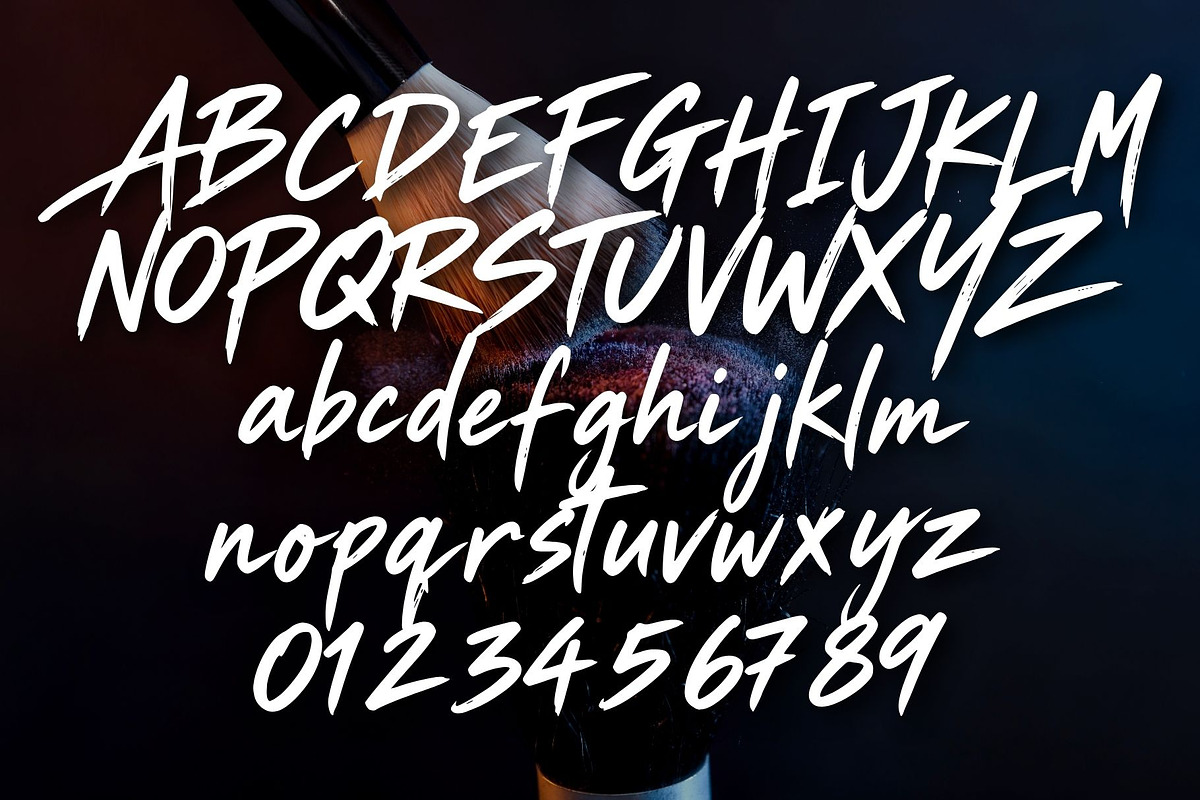 Wildest Metallo Brush, a Handwritten Font by Letterafa Studio (Photo 9 of 10)