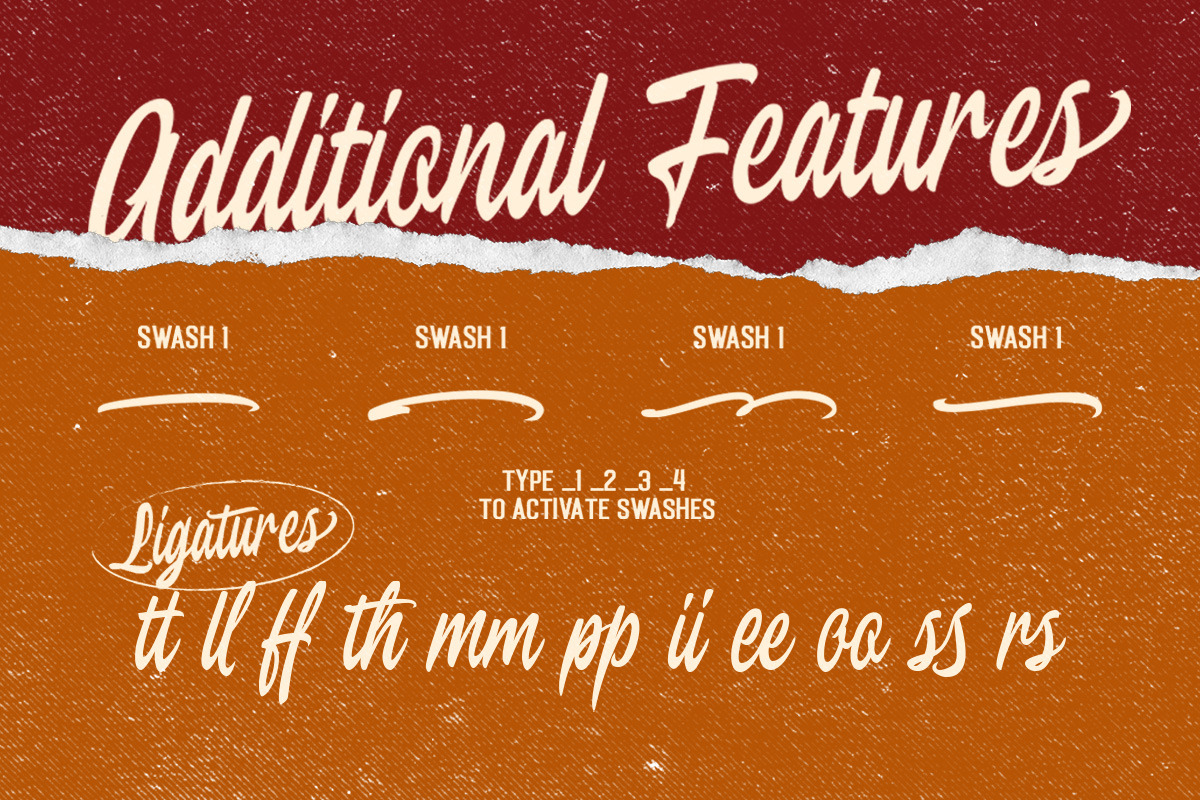 Pinsmalle - Vintage Script, a Script Font by Letterhend Studio (Photo 7 of 9)