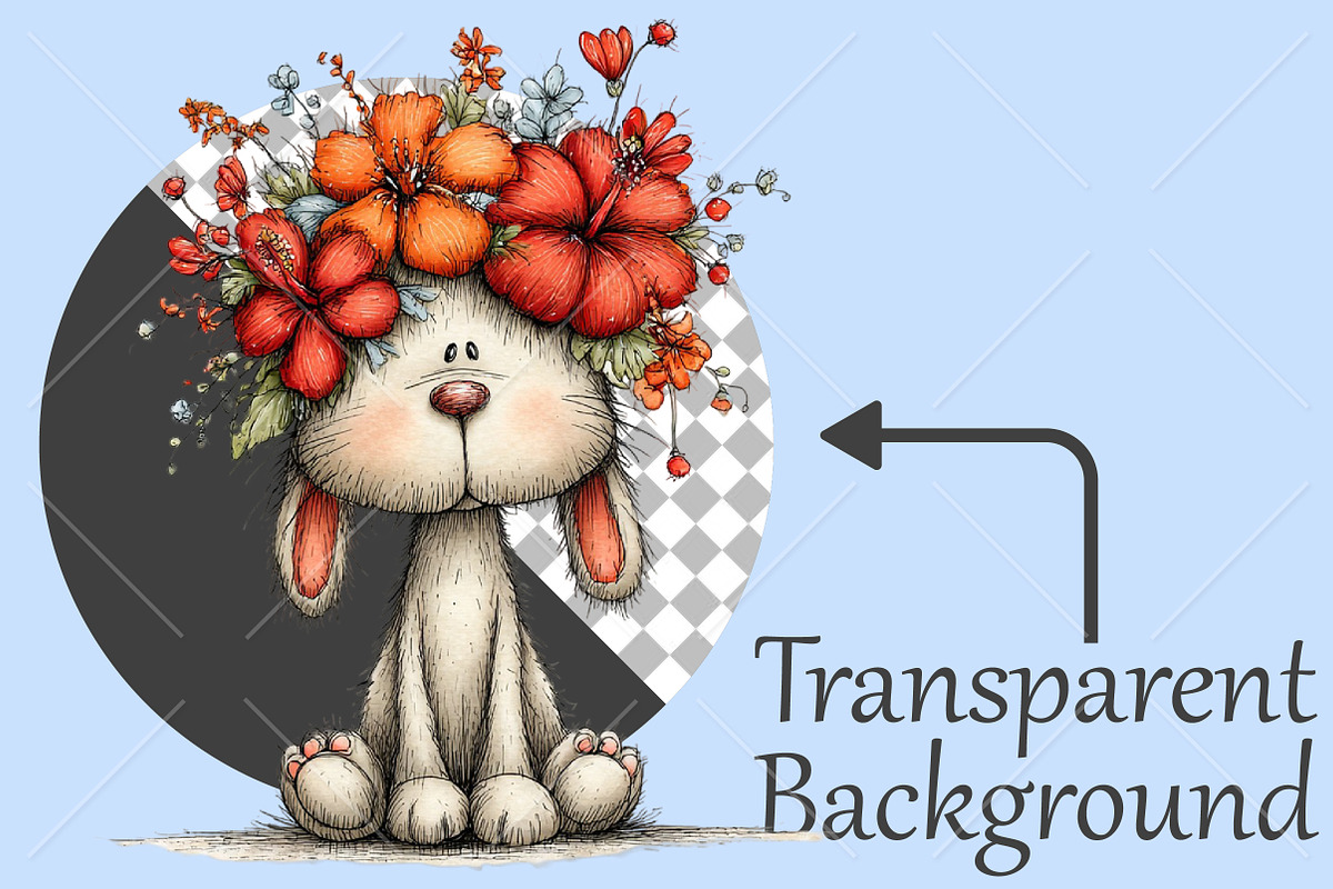 Whimsical Summer Animals Clipart, a Seasonal Illustration by Canvas Craft (Photo 2 of 10)