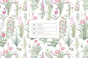 Jardin Silencieux, Watercolor Fleurs, a Pattern Graphic by TSTUDIO (Thumbnail 3 of 14)