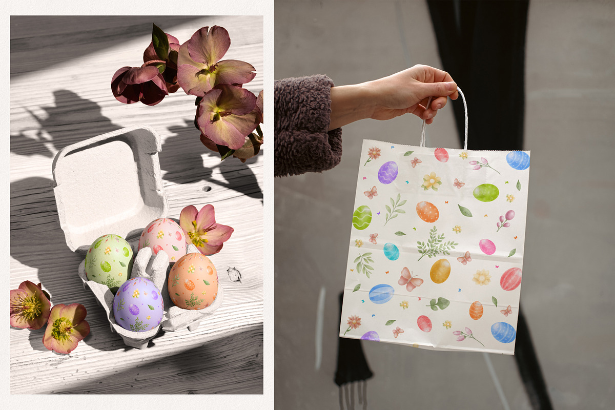 Easter Colorful Time- Spring Holiday, a Seasonal Illustration by Vaniuta_Art (Photo 4 of 9)