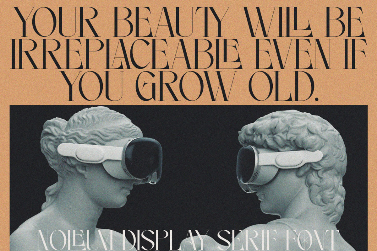 Noleum - Display Serif, a Serif Font by executypeStudio (Photo 12 of 12)