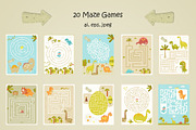 Dinosaurs Games Activities for Kids, an Animal Illustration by Nursery Art (Thumbnail 4 of 11)